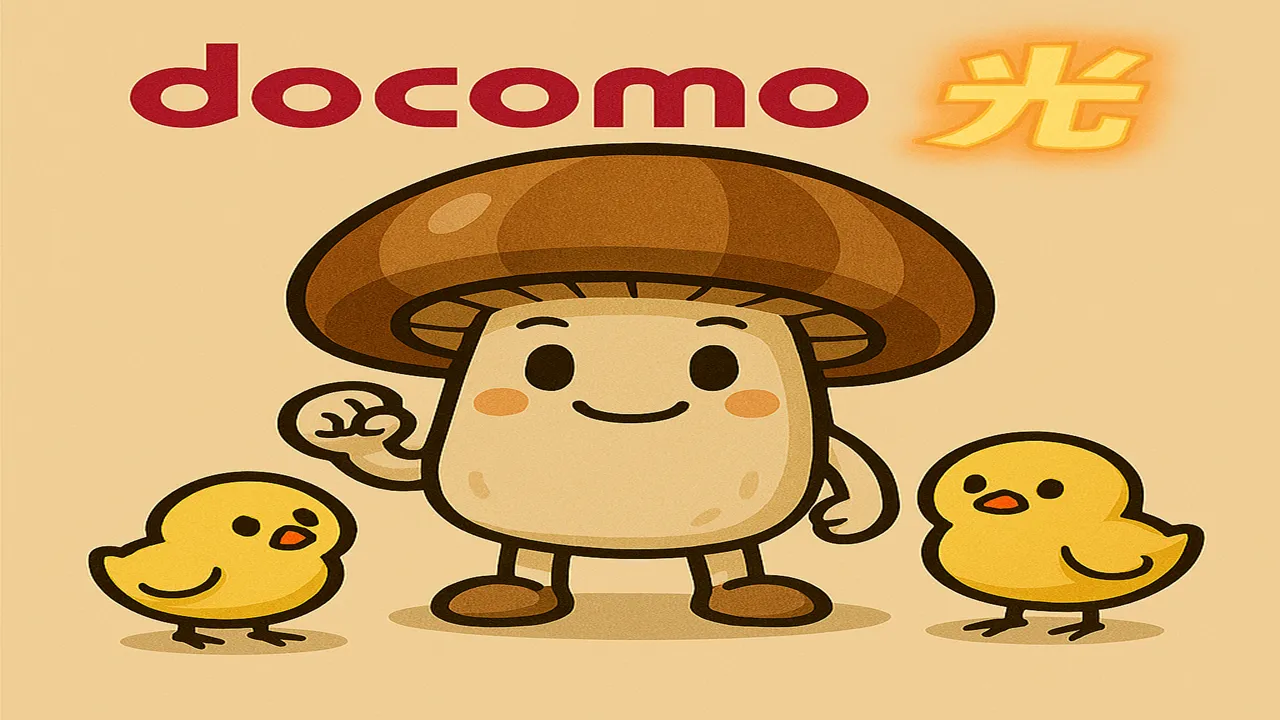 ドコモダケとひよこ